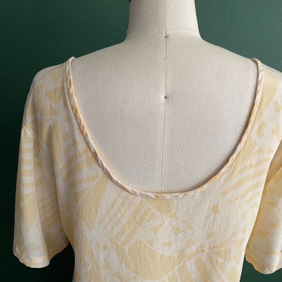 Vintage printed silk blouse - Picture 6 of 10